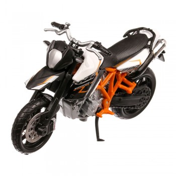 Machetă moto Bburago [1:18] - KTM 2011 990 Supermoto R - White/Black